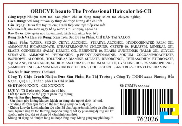 Mẫu tem phụ hàng nhập khẩu 6