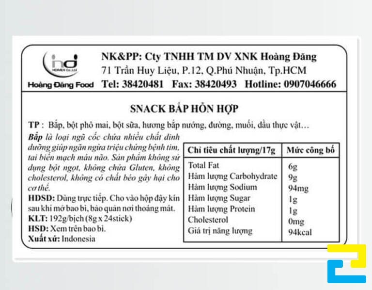 Tem phụ sản phẩm đóng vai trò vô cùng quan trọng