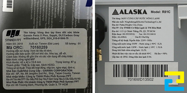 Mẫu tem phụ hàng nhập khẩu 1