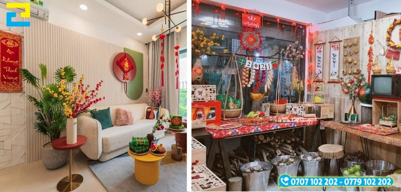 Tieu Canh Tet Trong Nha