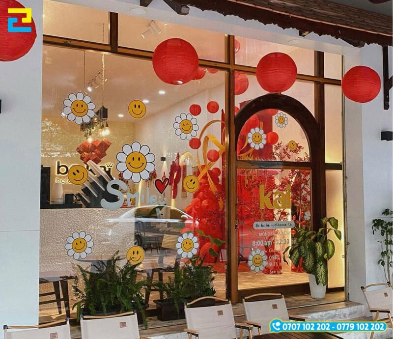 Trang Tri Quan Cafe Ngay Tet 10