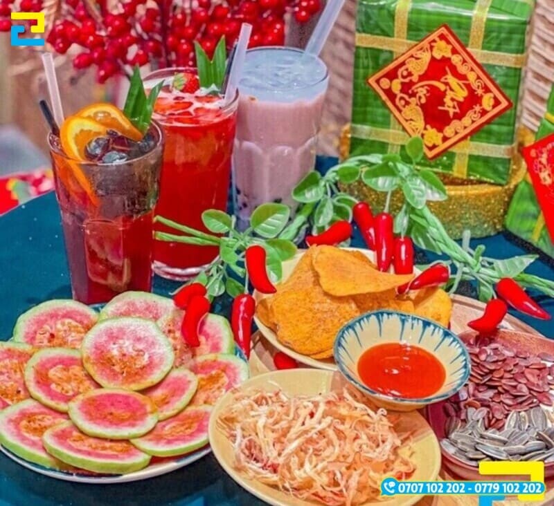 Trang Tri Quan Cafe Ngay Tet 6