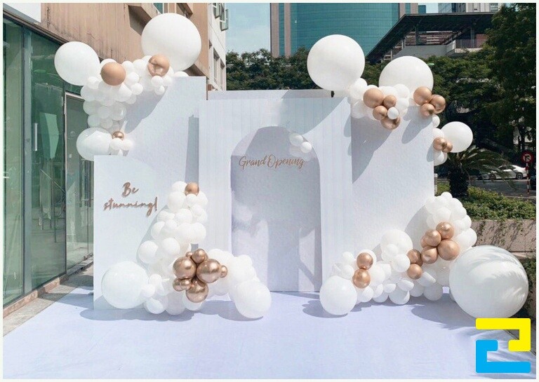 Ý tưởng thiết kế mẫu backdrop khai trương spa