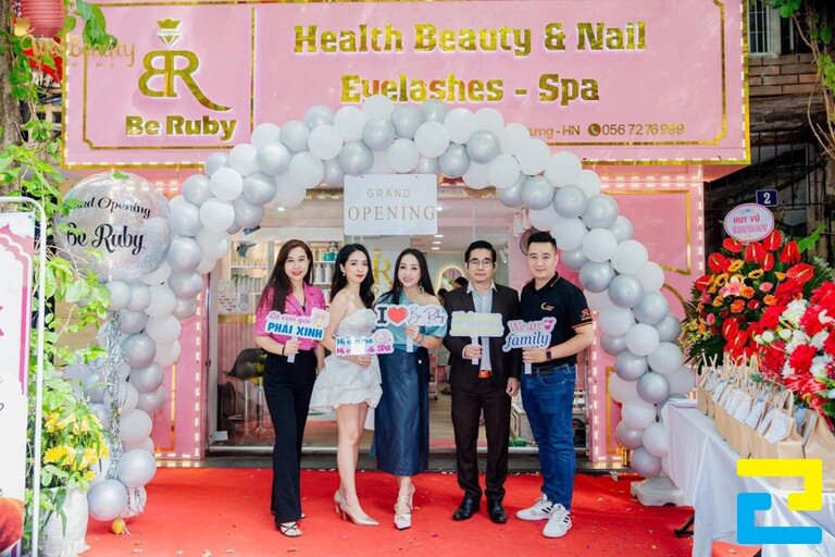 Ý tưởng trang trí cổng chào khai trương spa