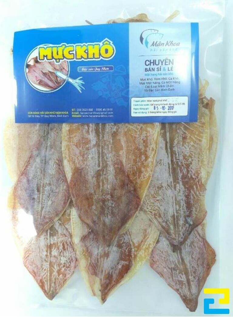 Mẫu tem nhãn mực khô đóng gói