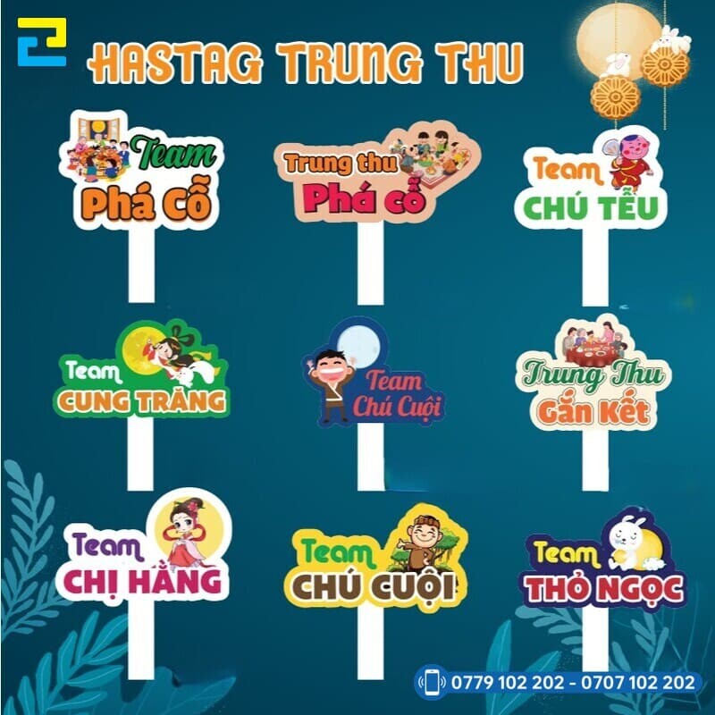 Mau 7 Hashtag Trung Thu