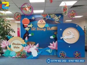Backdrop Trang Tri Trung Thu Van Phong