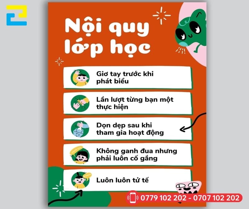 Bang Noi Quy Lop Hoc La Gi