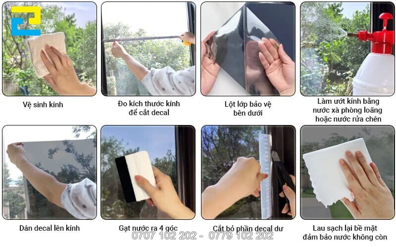 Cach Dan Decal Tuong Mam Non