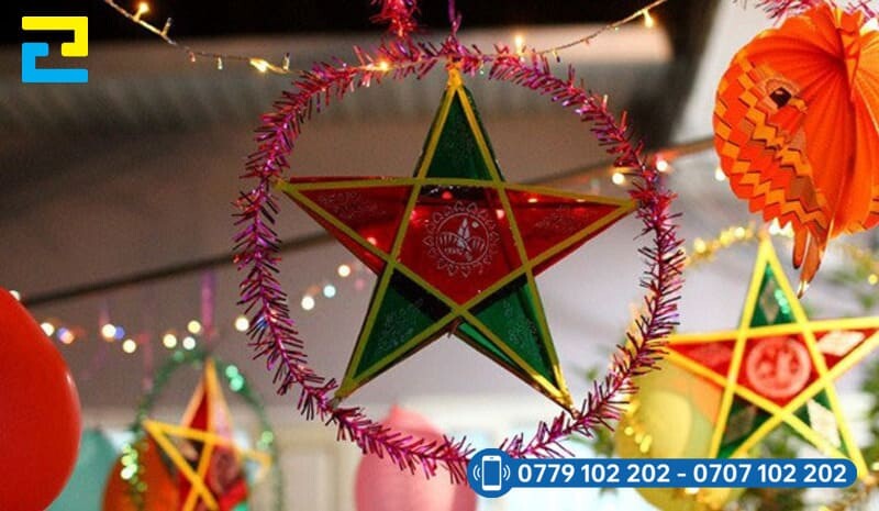 Long Den Trang Tri Trung Thu Van Phong