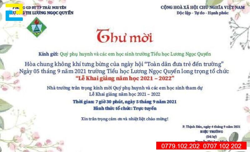 Luu Y Khi In Giay Moi Khai Giang