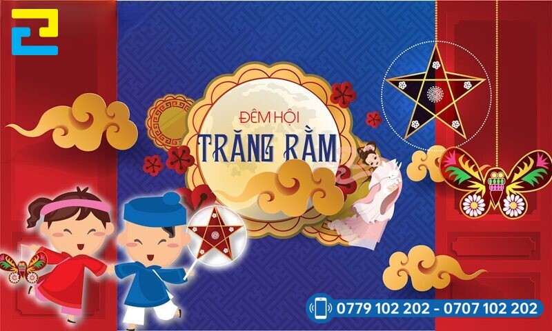 Mau 1 Phong Trang Tri Trung Thu Dep