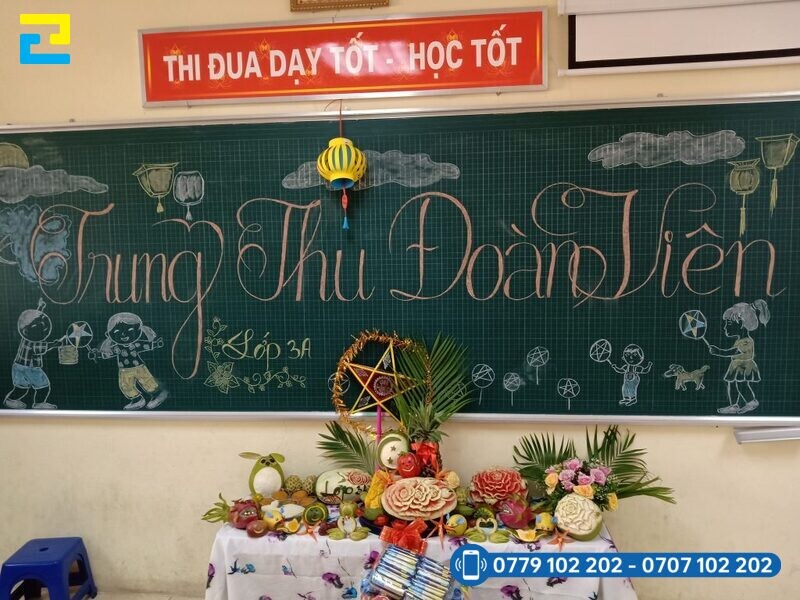 Mau 4 Trang Tri Lop Hoc Trung Thu