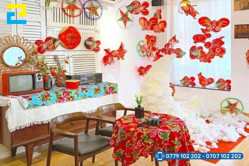 Mau 7 Trang Tri Trung Thu Quan Ca Phe