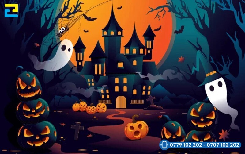 Backdrop Halloween 11