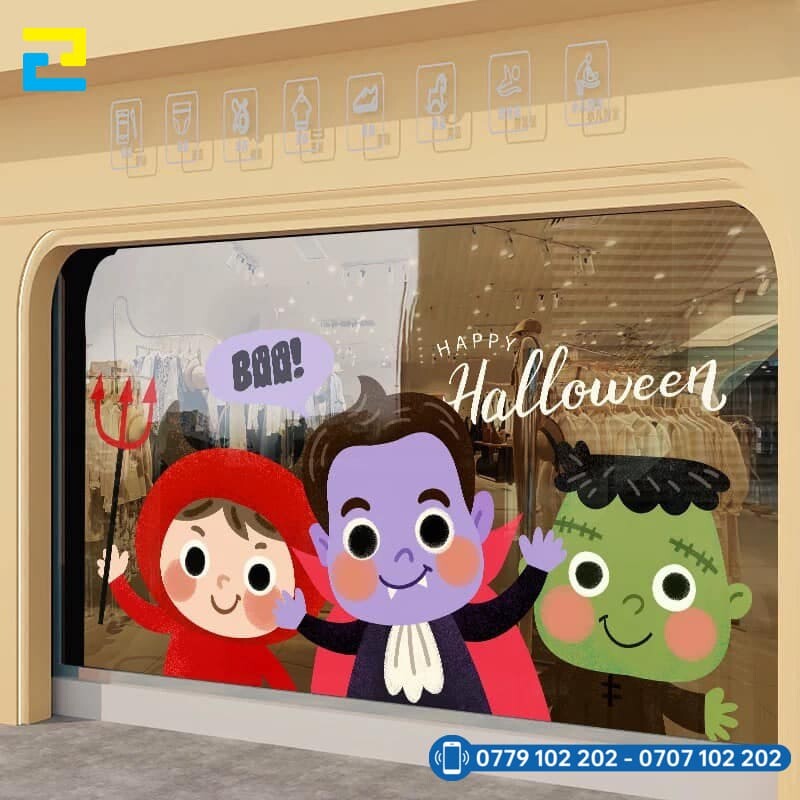 Decal Trang Tri Halloween 6