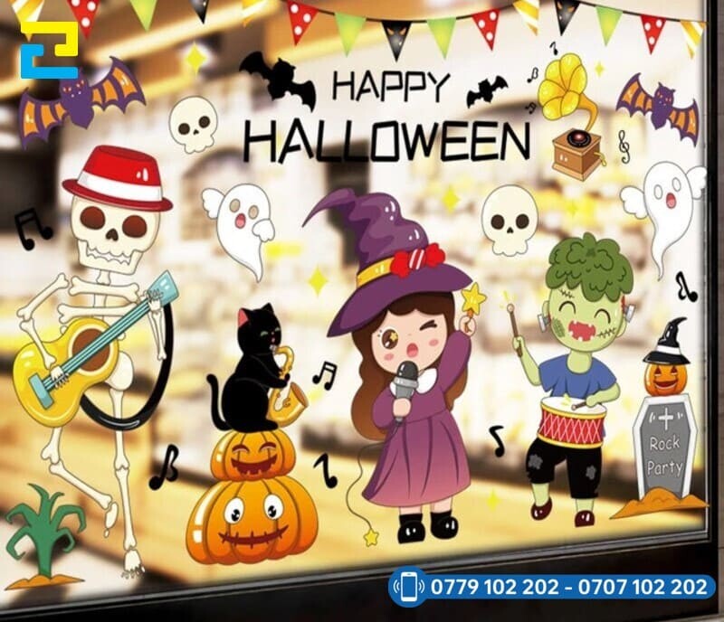 Decal Trang Tri Halloween 8