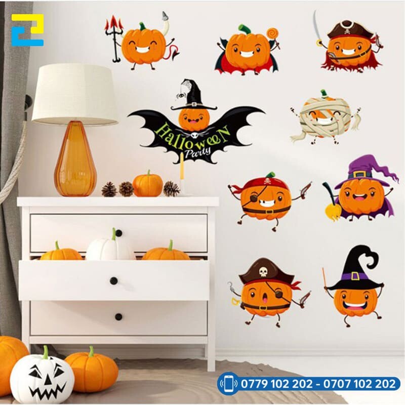 Decal Trang Tri Halloween 9