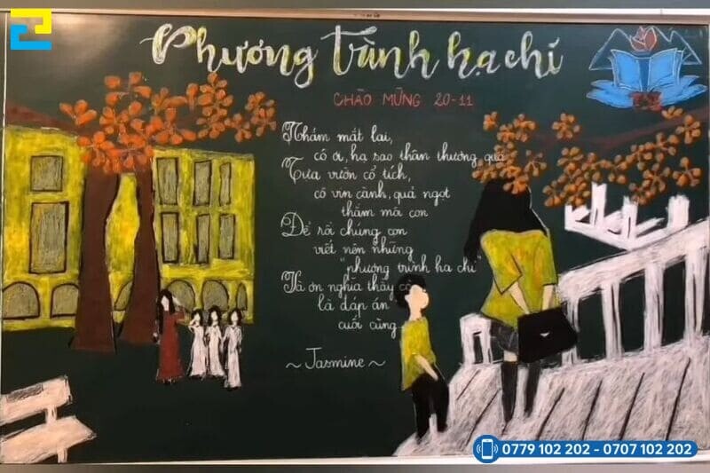 Mau 3 Trang Tri Bang Lop Hoc 20 11