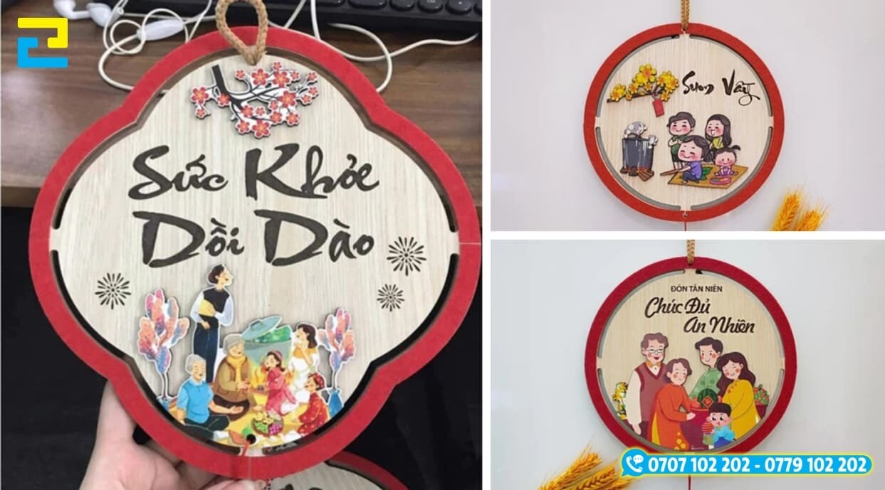 Bang Go Trang Tri Tet Khung Canh 3