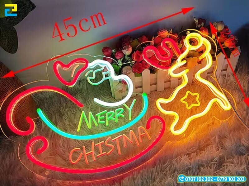 Den Neon Giang Sinh Mau 1