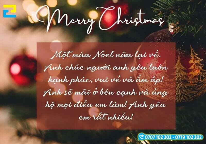 Loi Chuc Giang Sinh Ban Be Nguoi Yeu