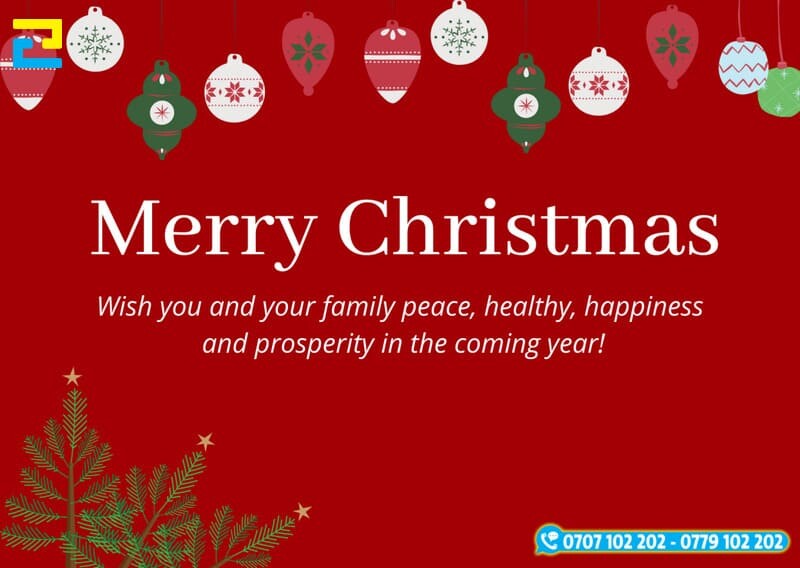 Loi Chuc Giang Sinh Tieng Anh 2