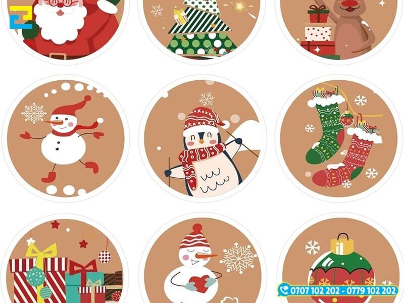 Mau 1 Sticker Noel Giang Sinh