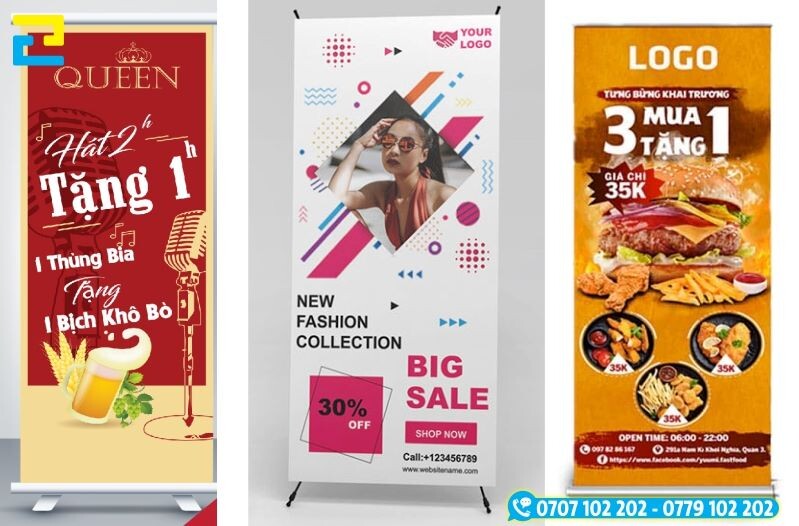 Standee Khuyen Mai 4