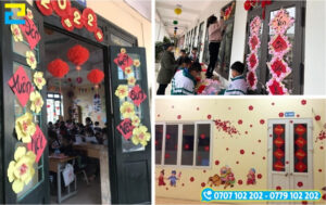 Trang Tri Tet Lop Hoc Bang Decal