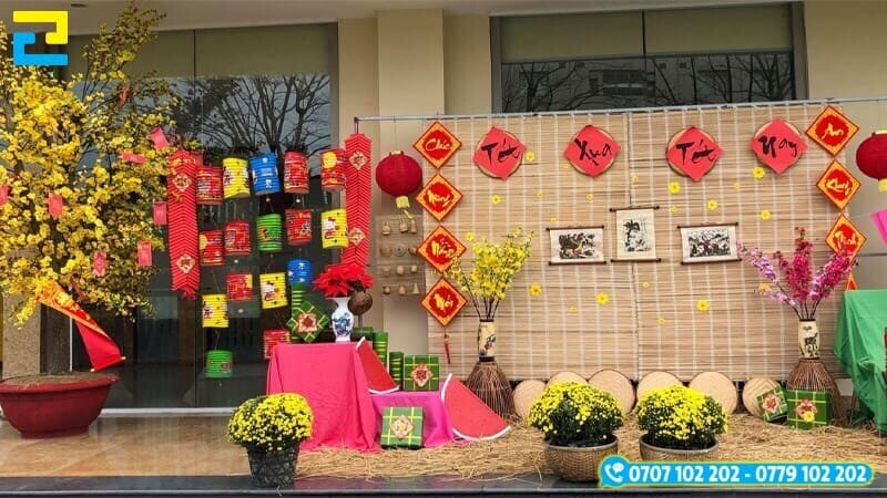 Trang tri Tet Van Phong 4