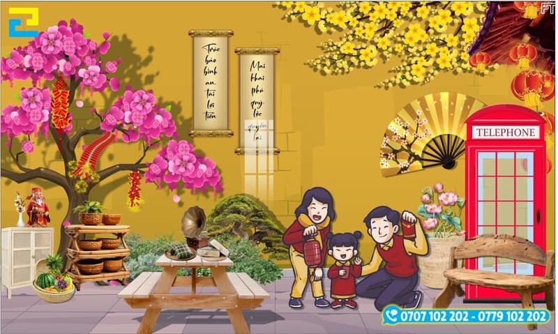 Tranh Tet Gia Dinh 1