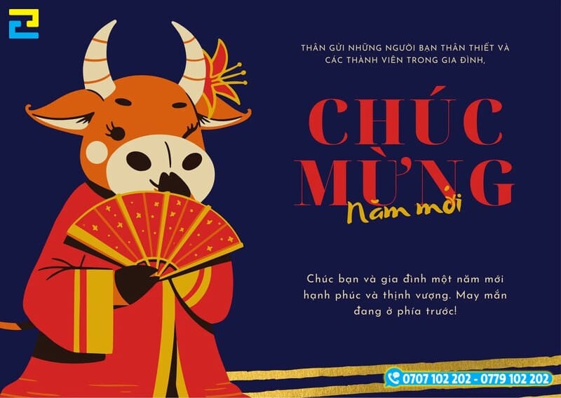 Tranh Tet Tao Bang Canva