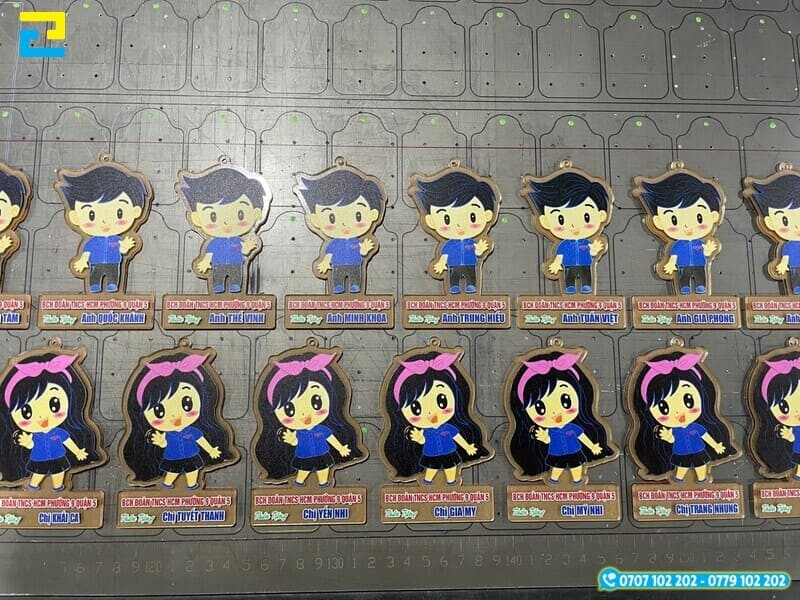 Goi Y Mot So Mau Thiet Ke Moc Khoa Chibi Hoat Hinh