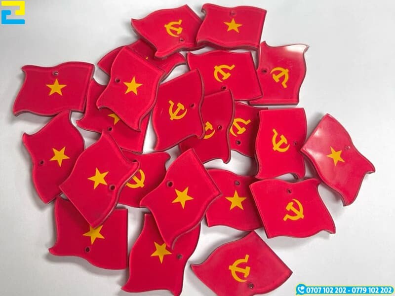 Moc Khoa In Hinh La Co Viet Nam