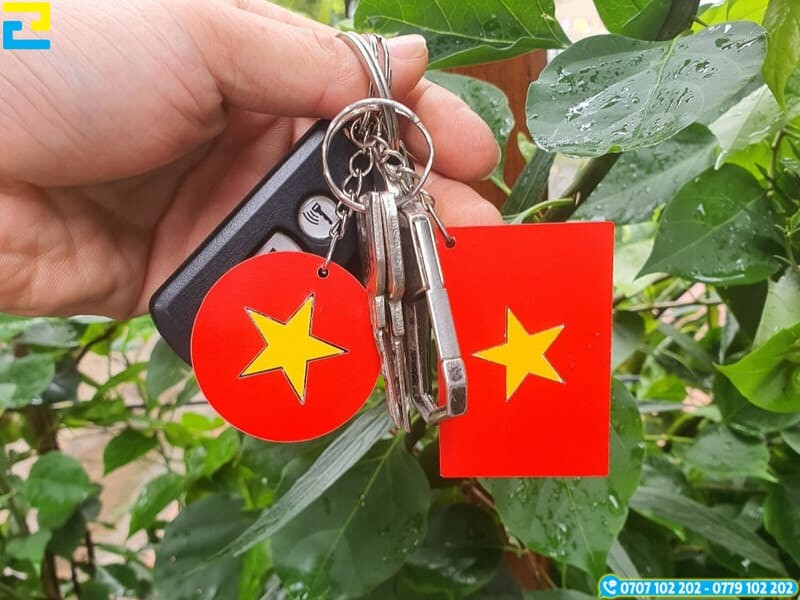 Moc Khoa In Hinh La Co Viet Nam Dep Mat