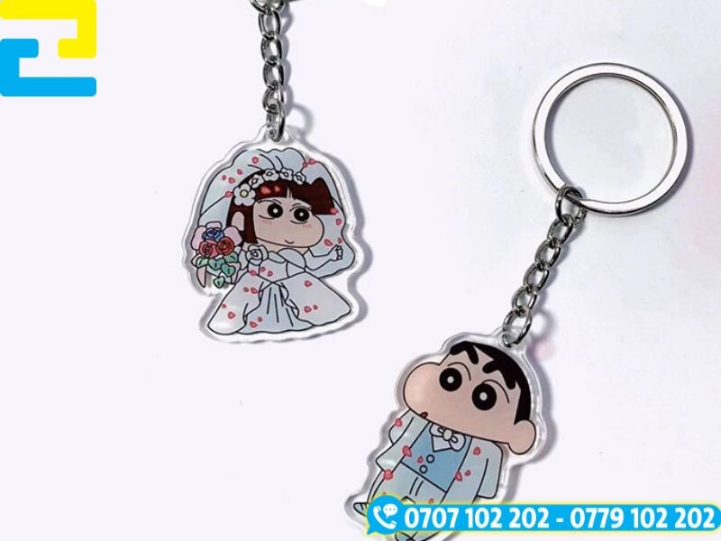 Móc khóa đôi thiết kế đa dạng