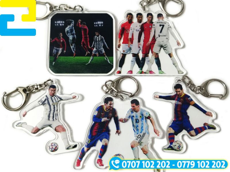 Ưu điểm của móc khóa cầu thủ bóng đá