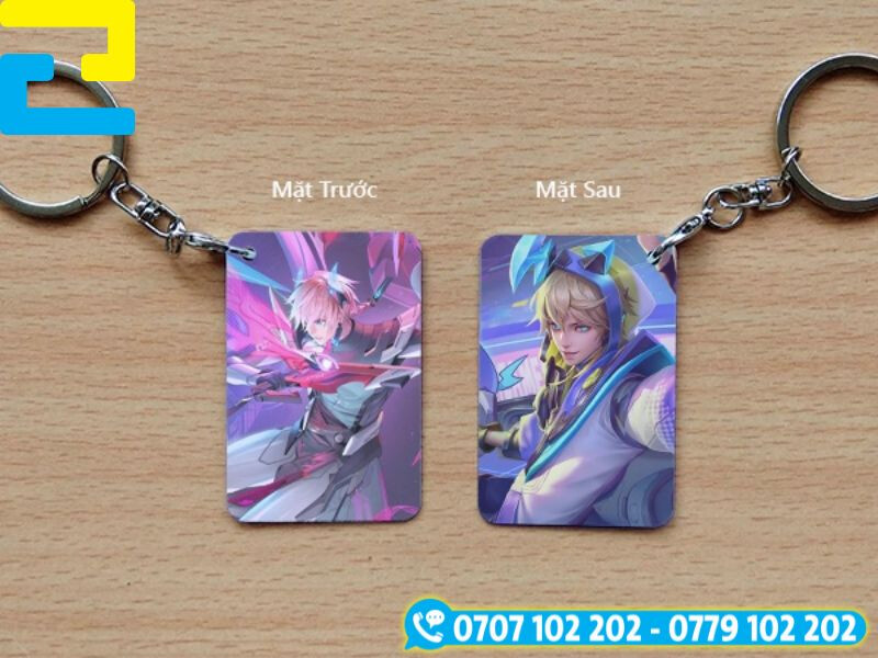 2 mặt của móc khóa liên quân