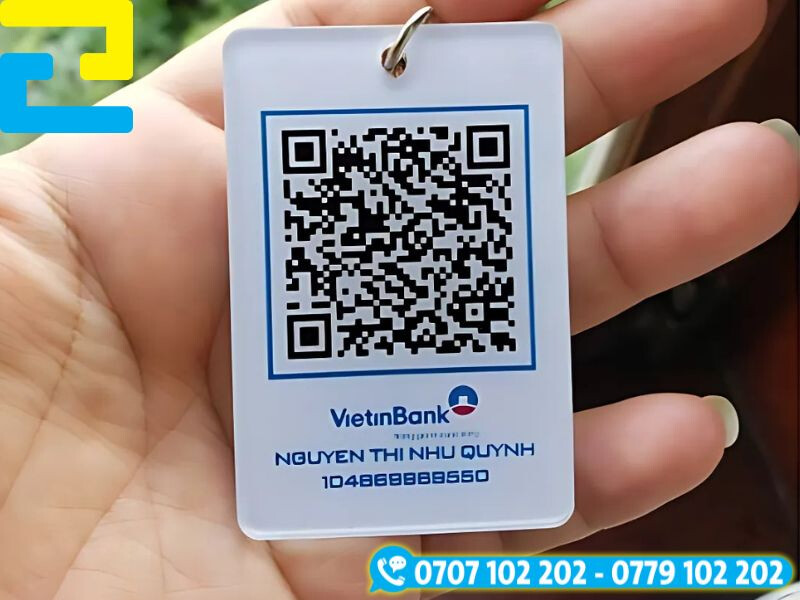 Móc khóa chất liệu mica in UV