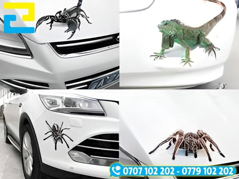 Ứng dụng in decal màu dán xe ô tô