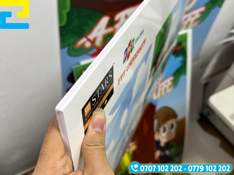 In Pp cán Format tạo độ chắc chắn, đứng form cho standee