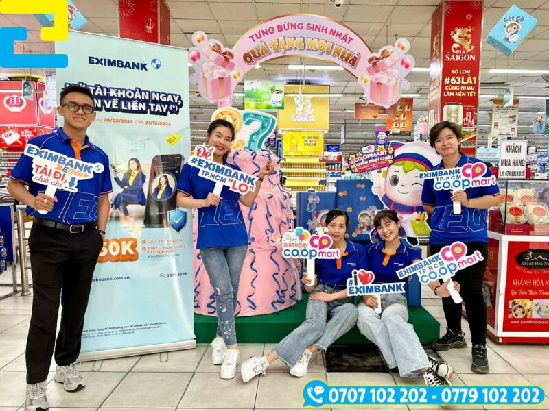 In hashtag cầm tay trên chát liệu PP bồi thêm Formex