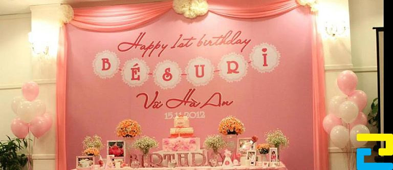 Các mẫu backdrop check in đẹp cho sinh nhật