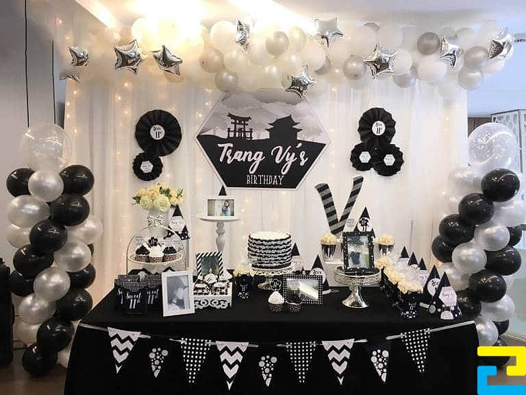 Các mẫu backdrop check in đẹp cho sinh nhật