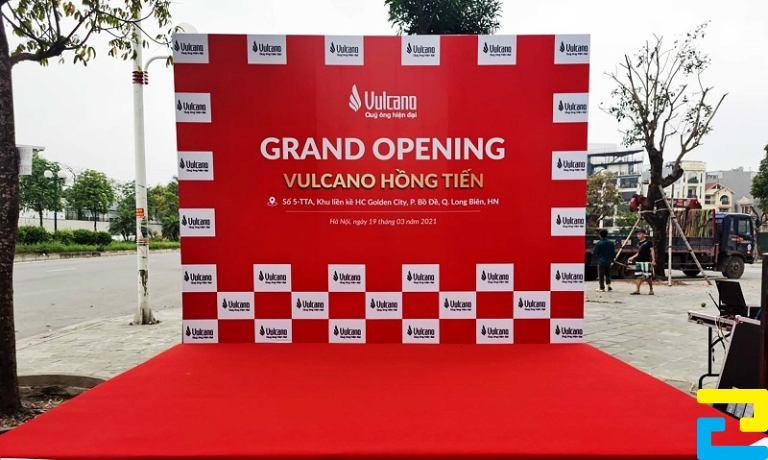 Backdrop khai trương