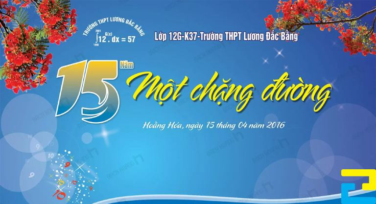 Backdrop lễ kỷ niệm