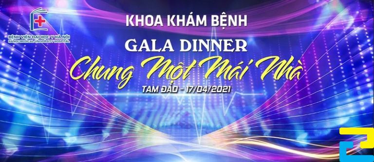 Backdrop tiệc gala dinner