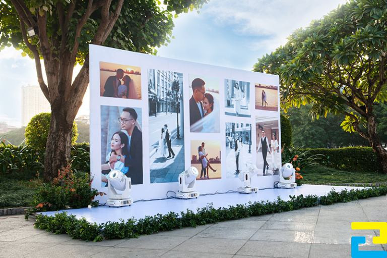 Backdrop đám cưới