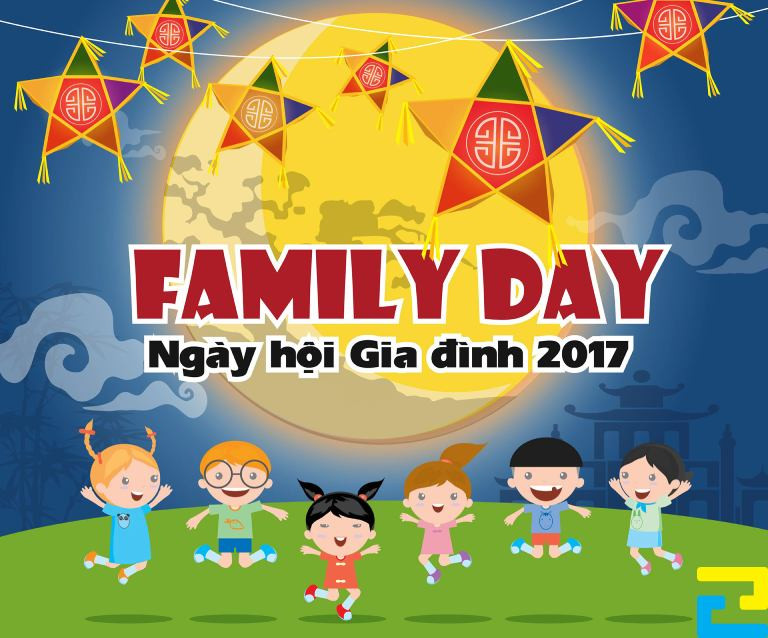 Backdrop ngày hội gia đình
